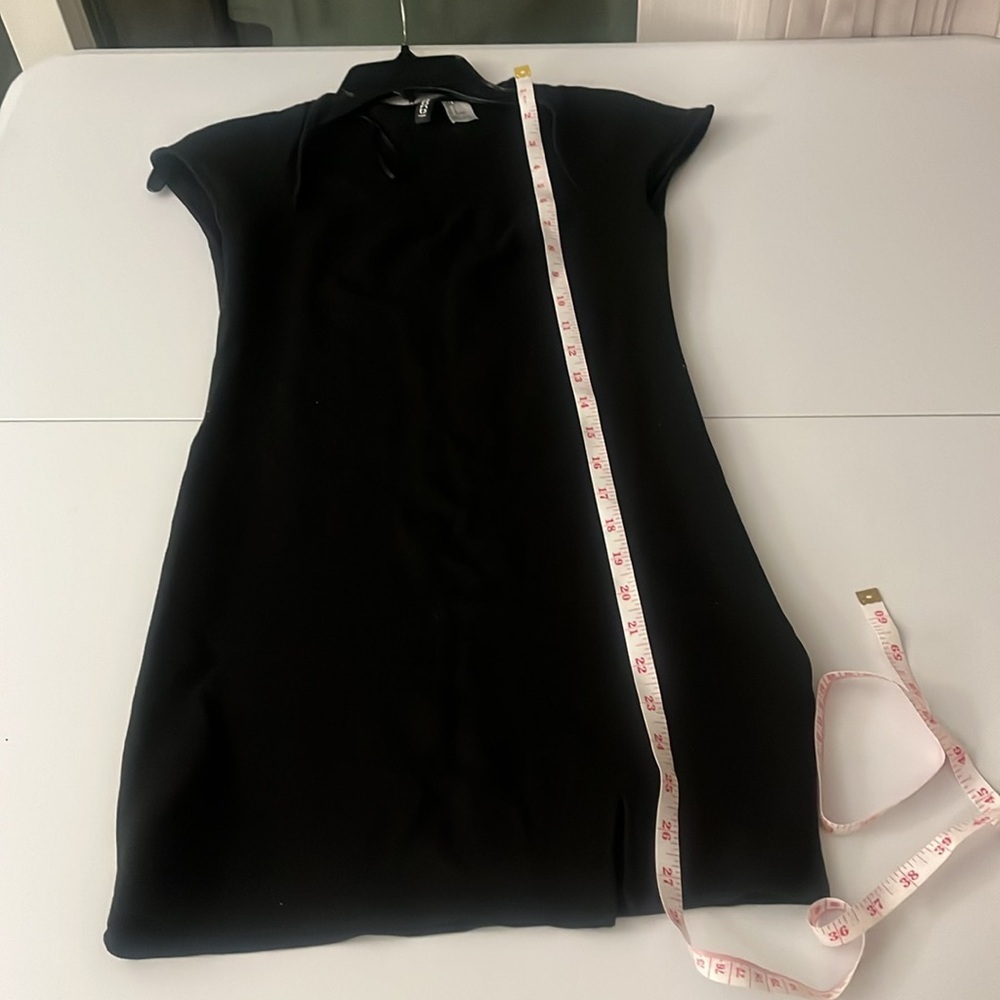 h&m divided Black capped sleeve top with square neckline - Picture 7 of 10